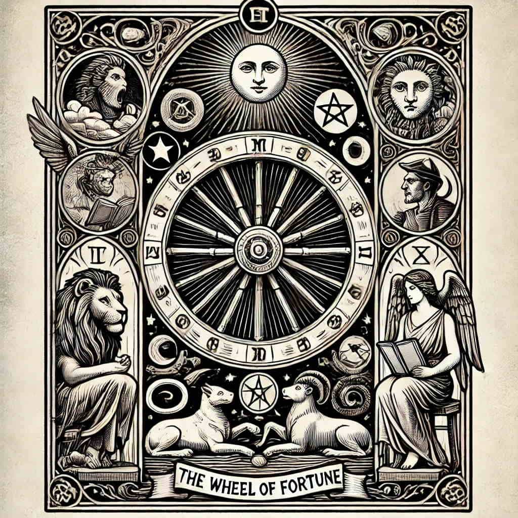 10th arcana «Wheel of Fortune» in the Matrix of Destiny
