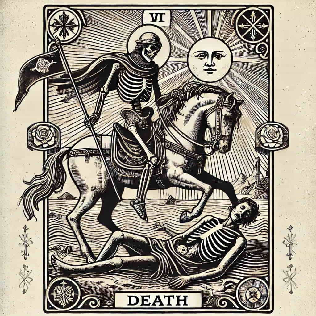 13 arcana «Death» in the Destiny Matrix Chart
