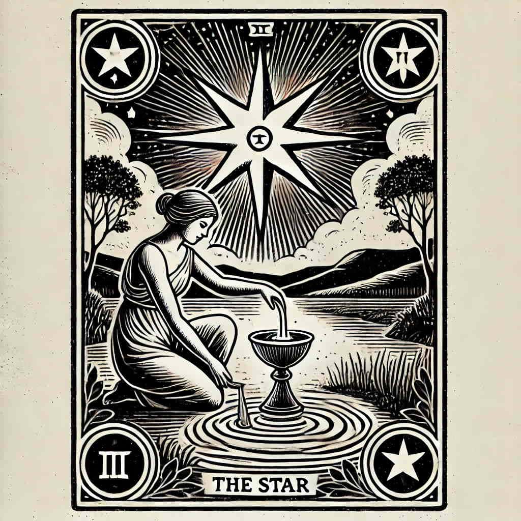 17 arcana «Star» in the Destiny Matrix Chart