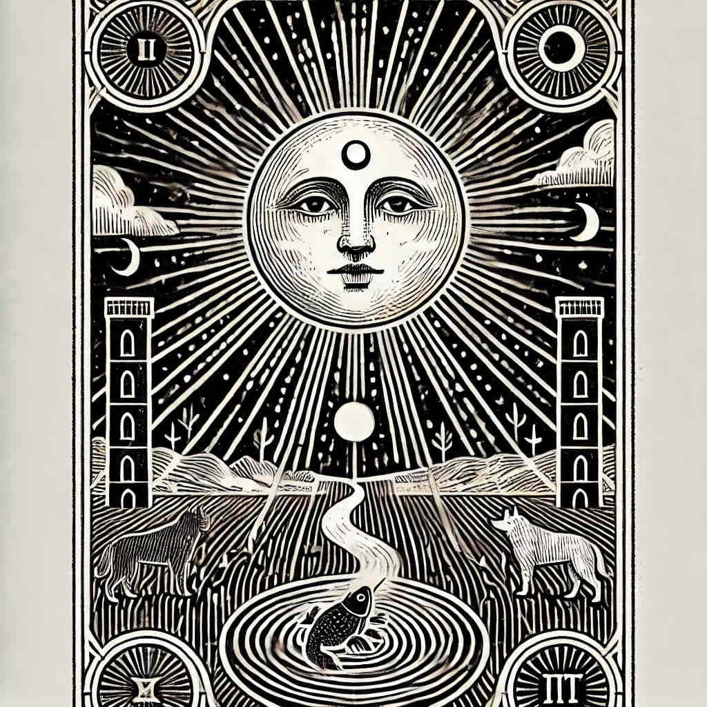 18 arcana «Moon» in the Destiny Matrix Chart