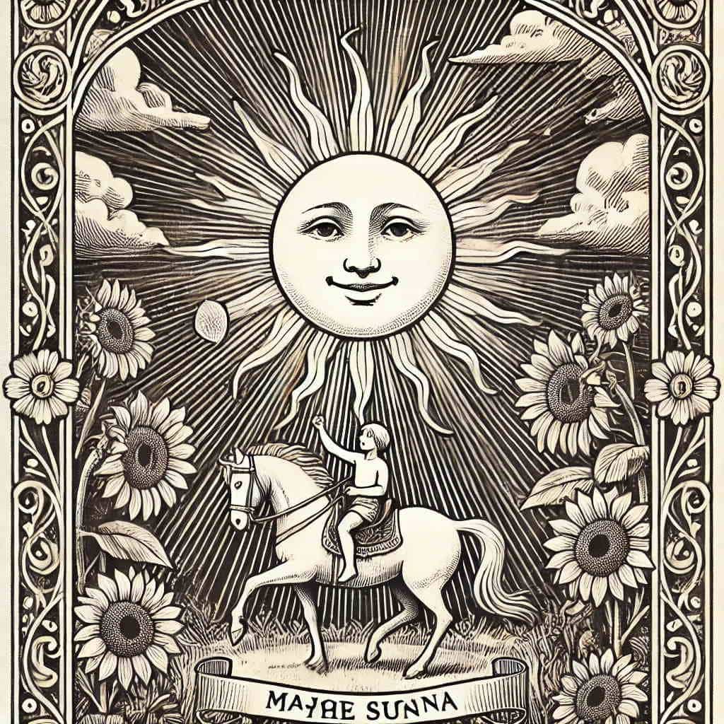 19th arcana «Sun» in the Destiny Matrix Chart