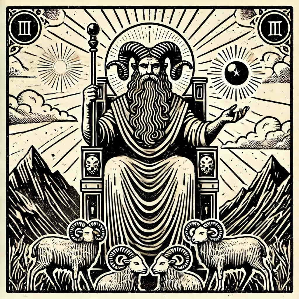 4 arcana «Emperor» in the Matrix of Destiny
