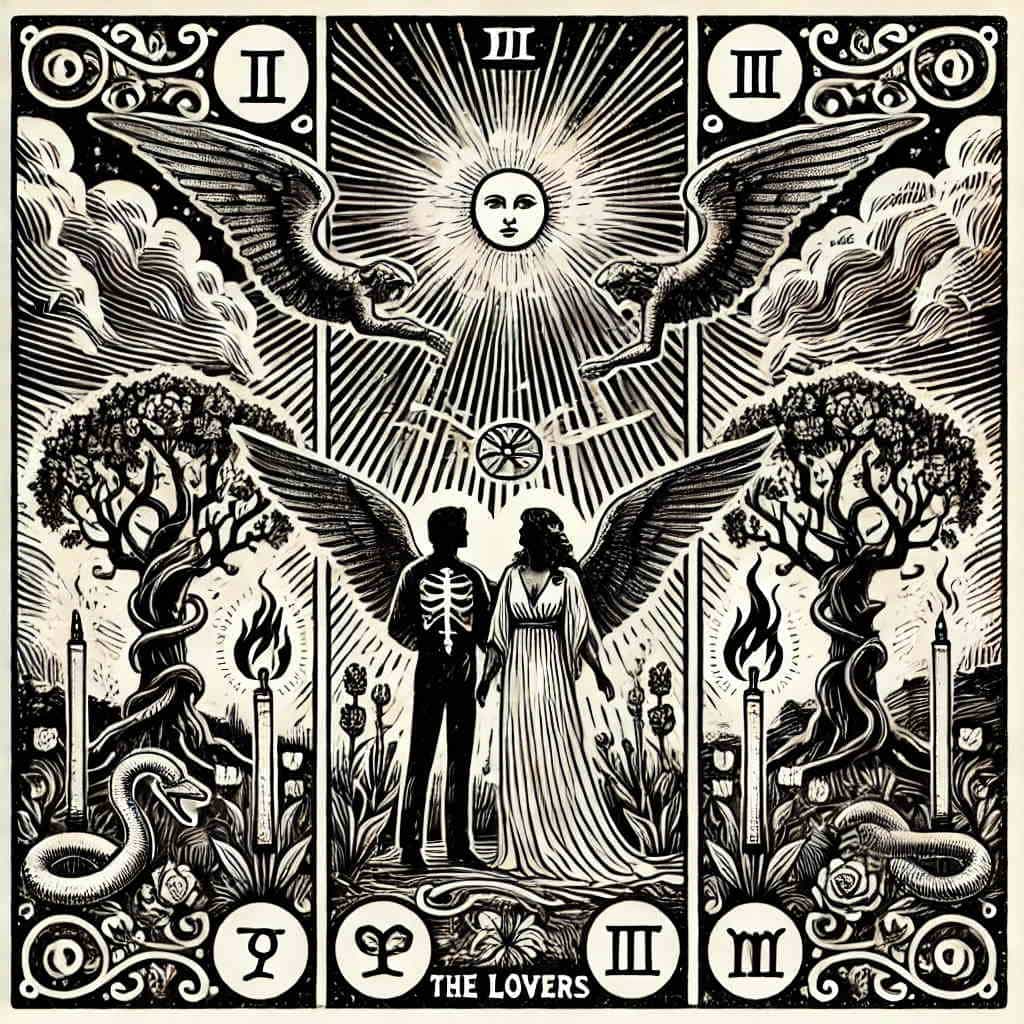 6 arcana «Lovers» in the Matrix of Destiny