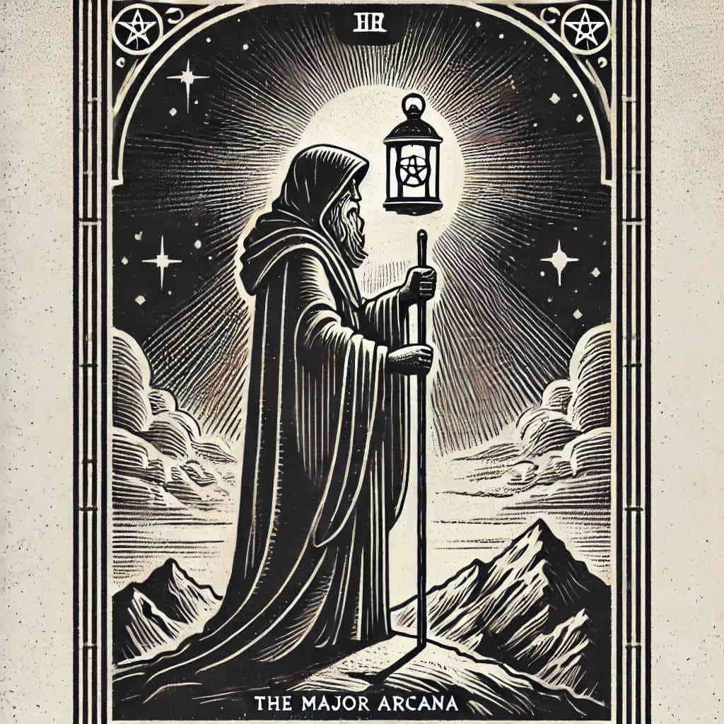 9 arcana «Hermit» in the Matrix of Destiny